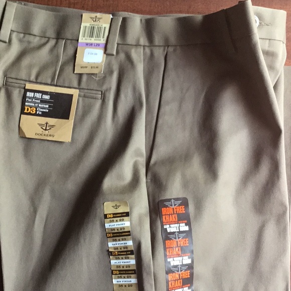 Dockers Other - DOCKERS NWT IRON FREE KHAKI PANTS Size 38/29
